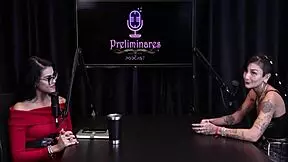 guest removes clothes after sharing social media routine content caroleta roots in sheer red