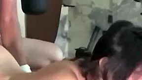 This petite mexicana with small tits and long hair bends over for amateur doggystyle pounding in the bedroom.