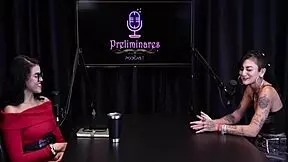 guest removes clothes after sharing social media routine content caroleta roots in sheer red