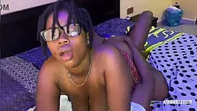 can a long black cock really stretch that college teens tight pussy bareback?