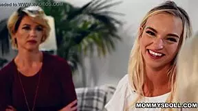 rebellious teen lana sharapova spanked hard by stepmoms kenzie taylor and kit mercer in garage punishment