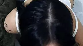 Argentinian Instagram slut Drakaris deepthroats and gets pussy pounded by monster black cock interracial