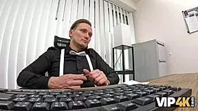 whoa my first office glory hole adventure 😲🍆💦 office fun with teen brunette