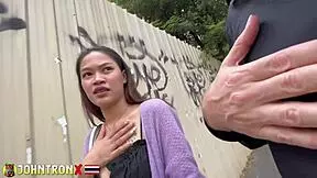 Petite Asian Teen Nail Tech Bent Over Doggystyle Creampie POV Braces