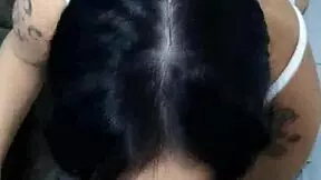 Argentinian Instagram slut Drakaris deepthroats and gets pussy pounded by monster black cock interracial