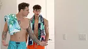 milf stepmoms bunny madison and annie king steal stepsons' phones for 4some