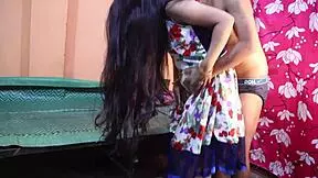 Indian stepsis moans loud as stepbro rams her hairy pussy doggy hard!!