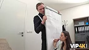 whoa my first office glory hole adventure 😲🍆💦 office fun with teen brunette