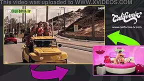 Popertane with Brazil's hottest ass licks naughty young woman on TV show