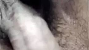 she's this horny desi babe on her bed givin a footjob while buzzin her vibrator till she moans loud