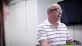 luna rival slurps two throbbing monster cocks alternating deepthroat blowjobs at the office