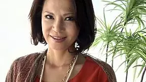 japanese granny eyes erection and feels arousal