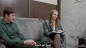 doctor i can't get hard but sexologist rides me until surprise creampie explosion