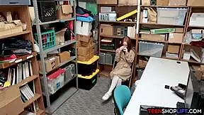 Aussie Redhead Caught Stealing Sucks Monster Cock in Shop Big Ass Reality