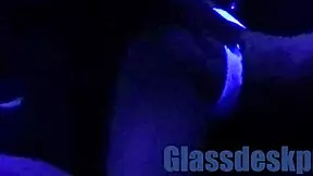 > scarlett johnson i spy n cum on blacklit panties uh