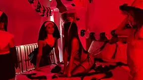 witch nuns, ever seen demons licking wet pussies in orgy?