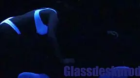 > scarlett johnson i spy n cum on blacklit panties uh