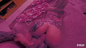 Horny Blonde Teen Begs for Rimjob and Moans in Ecstasy