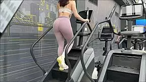 hey picked up this gym hottie and wrecked her bubble ass in leggings