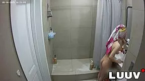 Beautiful homemade brunette Luuv shares her real life daily routine in amateur video