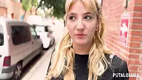 Torbe Catches Hot Argentinian Agustina Street Fucking Swallow Cum