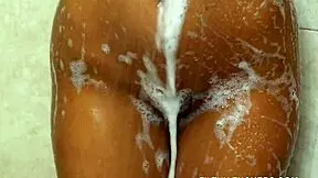 sarah lace rides dildo solo while stepdad spies from under bed