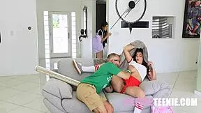 scary halloween camp turns into wild free use threesome with gal ritchie and selena ivy!!