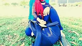 horny latina milf with big ass takes rough anal for cash outdoors