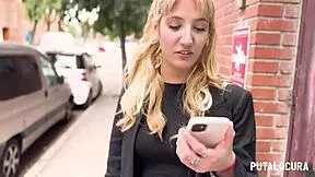 Torbe Catches Hot Argentinian Agustina Street Fucking Swallow Cum