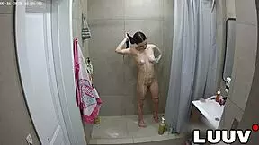 Beautiful homemade brunette Luuv shares her real life daily routine in amateur video