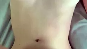 you won't believe how tight and wet my shaved pussy feels 😍 cowgirl riding till juicy orgasm 💦 homemade petite asian couple