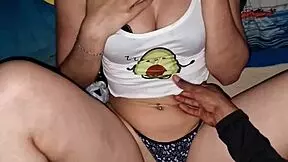 damn horny little stepsis sneaks in my room for a deep blowjob then raw doggy creampie!! 🔥💦