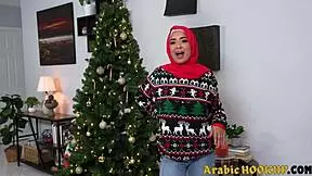 sexy arabic babi star gets monster cock doggystyle bent over xmas ridin cowgirl deepthroat cumshot