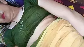 indian janvibhabhi alone in bedroom invites boyfriend over for hard fuck