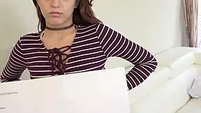 Amateur small tits babe sucks then rides stepdad cock 😏🍆