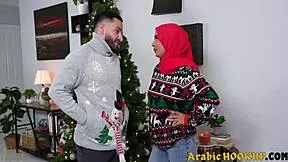 sexy arabic babi star gets monster cock doggystyle bent over xmas ridin cowgirl deepthroat cumshot