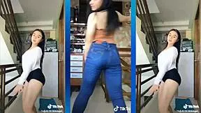 sittie ngilay shakes her skinny big ass teasingly