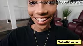 Eden West sucks Charles Dera's fat white cock and big balls POV