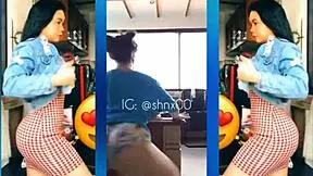 sittie ngilay shakes her skinny big ass teasingly