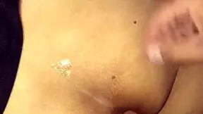 SLUT WIFE SPREADS FOR DOUBLE ANAL FUCKING then takes huge creampie dripping out