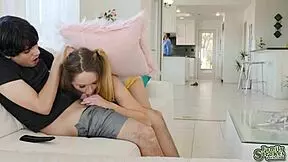 Horny NIKOLE NASH joins RICKY SPANISH from JERKING his cock in shower