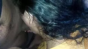 my best friend's mouth fills with my massive cumshot after deep blowjob