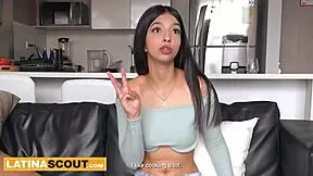 Tiny Latina Cutie Gets Ass Licked Then Fucked Rough In Casting