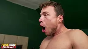 busty ebony hooker milks my small cock creampie