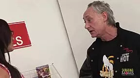 when the busty manager joins for a threesome, complaints turn wild fast