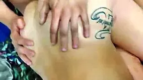 doesn't it turn you on watching this pigtailed nympho milf make her husband watch her fuck his stepson hard?