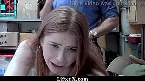 Pepper Hart Punished for Stealing - Ripped Clothes Doggystyle in Garage