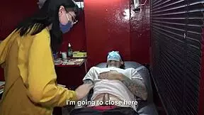 cock piercing leads to wet threesome happy ending with mei pang and john lemon