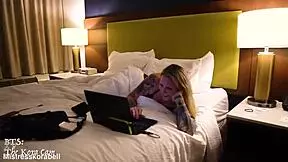 reunited in hotel milf blonde lingerie interracial bbc fucking petite shaved pussy cowgirl cum