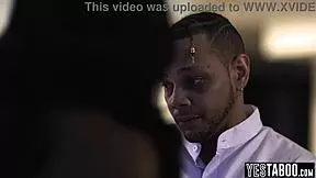 Petite ebony milf catches bbc hubby cheating then dominates him